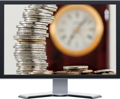Display: Zeit & Geld